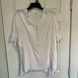 Given Kale White Top size large women’s